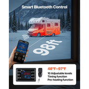VEVOR dieselvarmer 8 kW 12/24 V – alt-i-én med 5 l tank og Bluetooth – billede 5