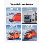 VEVOR dieselvarmer 8 kW 12/24 V – alt-i-én med 5 l tank og Bluetooth – billede 6