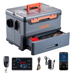 VEVOR dieselvarmer 8 kW 12/24 V – alt-i-én med 5 l tank og Bluetooth