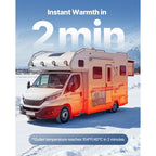 VEVOR dieselvarmer 8 kW 12/24 V – alt-i-én med 5 l tank og LCD – billede 3