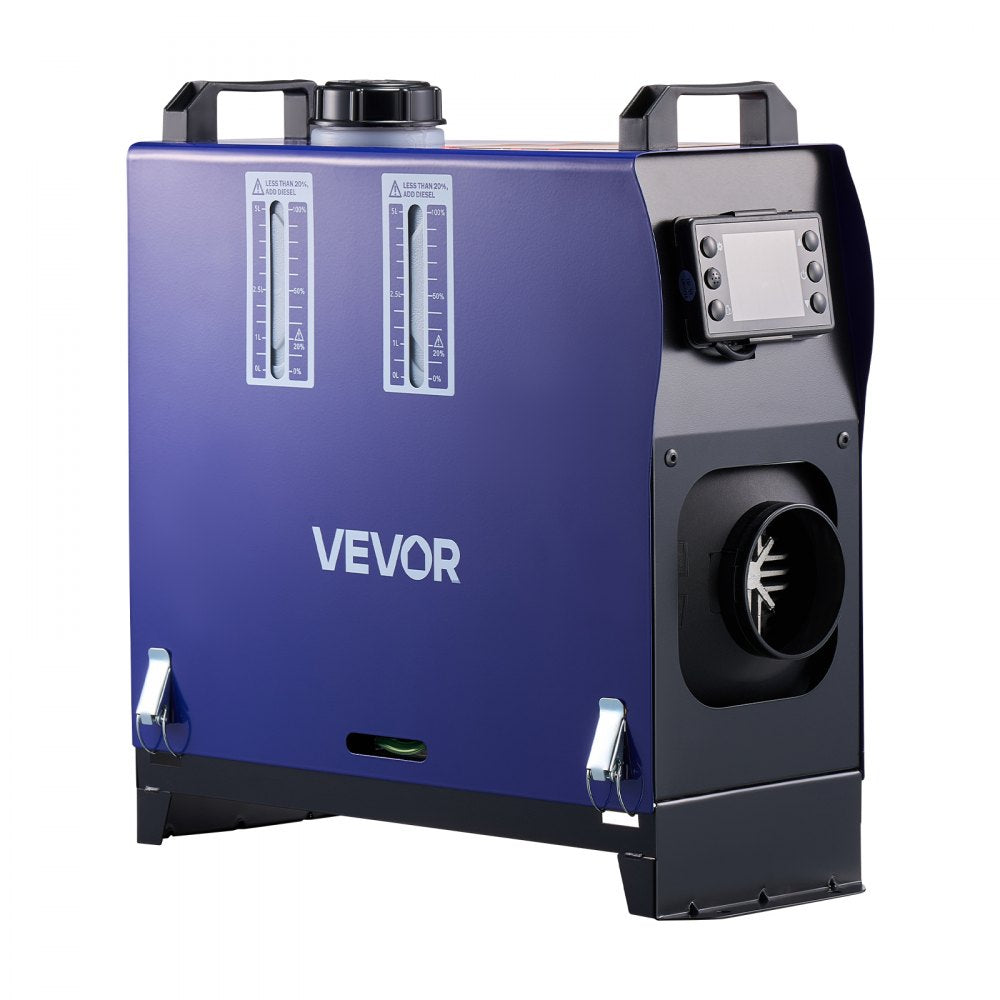 VEVOR dieselvarmer 8 kW 12/24 V – alt-i-én med 5 l tank og LCD – billede 9