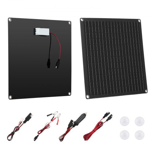 VEVOR 20 W solcelle-vedligeholdelseslader til 12 V batteri – detaljebillede 2
