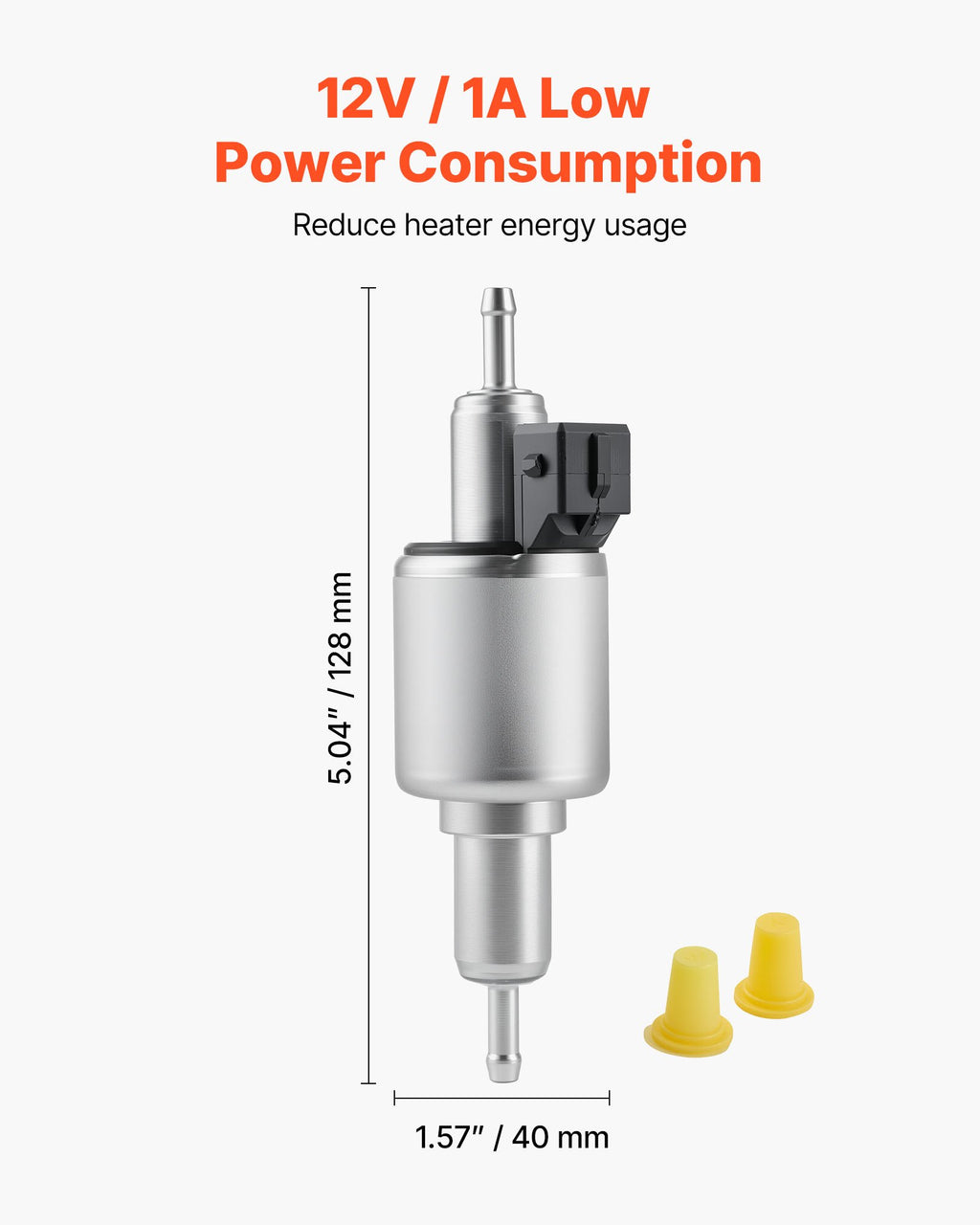 VEVOR doseringspumpe 12/24 V til 2/5/8 kW dieselvarmer – detaljebillede 6