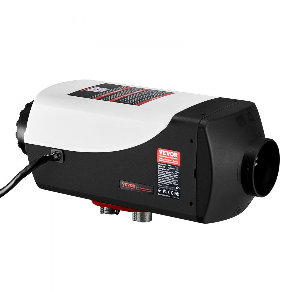 VEVOR dieselvarmer 8 kW 12 V – LCD, fjernbetjening og komplet sæt – billede 9