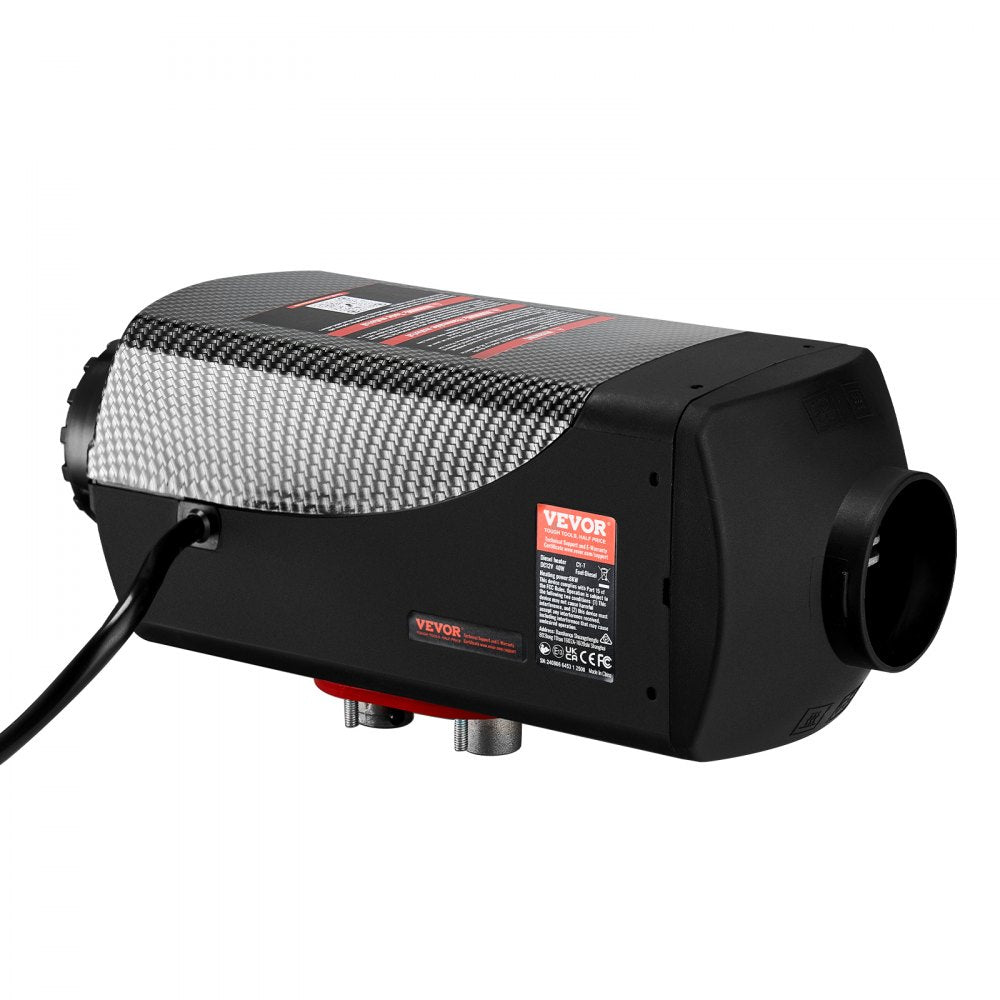 VEVOR dieselvarmer 8 kW 12 V – komplet installationssæt med LCD – billede 9