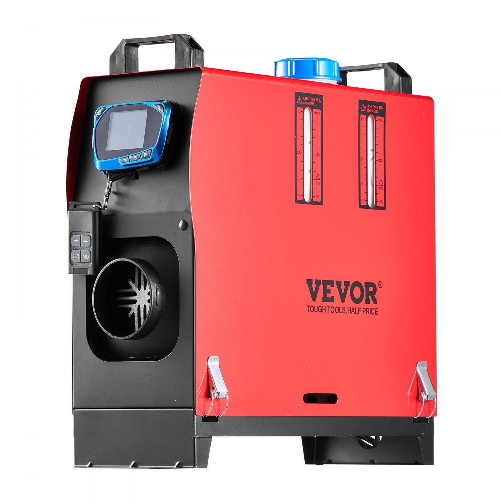 VEVOR dieselvarmer 8 kW 12/24 V – blåt LCD og forvarmning – billede 12