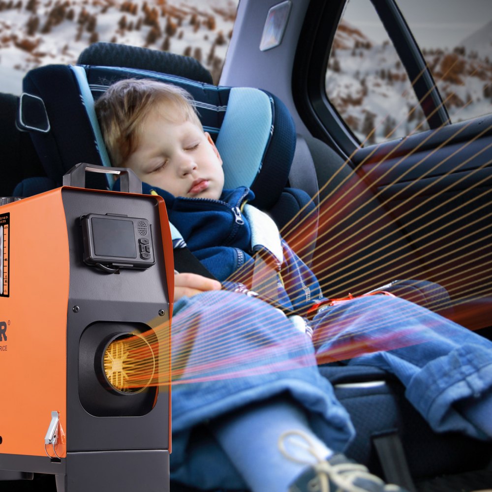 VEVOR dieselvarmer 8 kW 12 V – kompakt alt-i-én med Bluetooth – billede 8