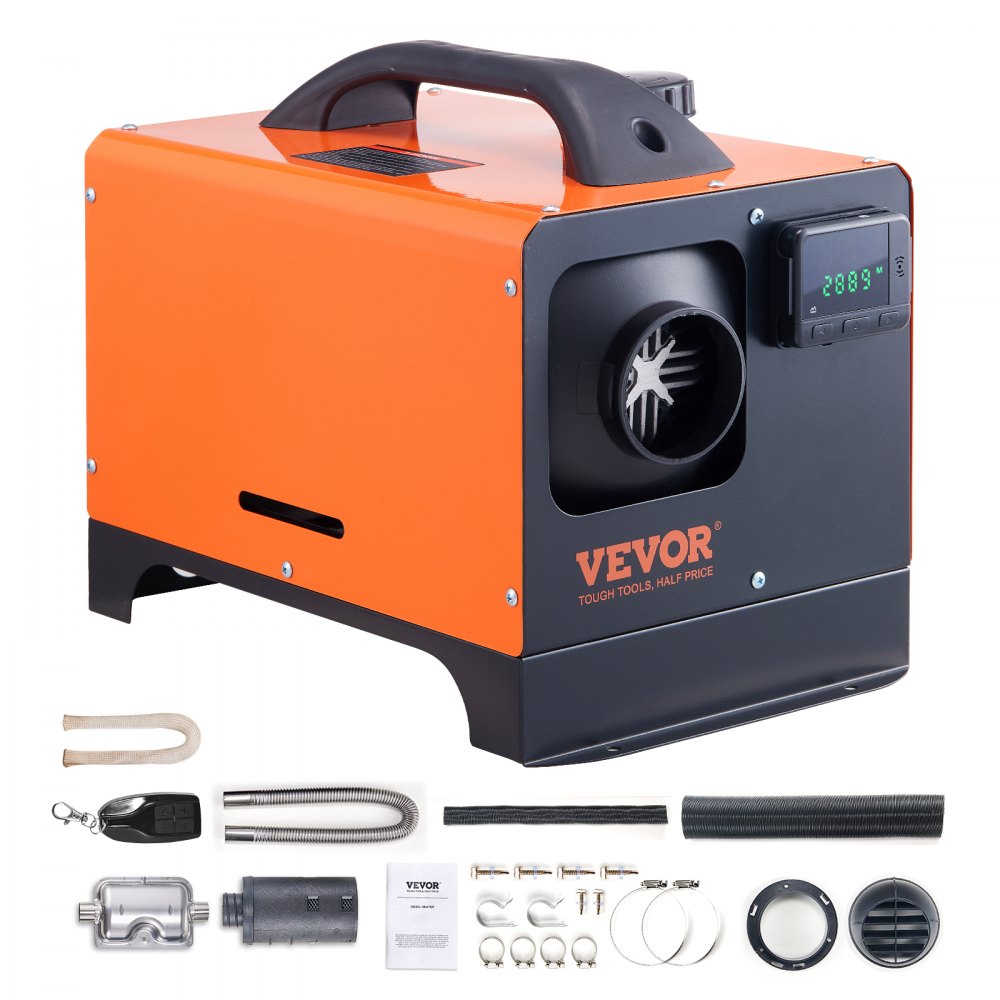 VEVOR dieselvarmer 5 kW 12 V – alt-i-én med 5 l tank