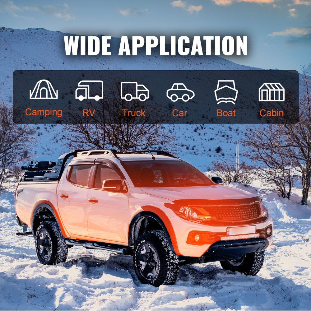 VEVOR dieselvarmer 5 kW 12 V – alt-i-én med Bluetooth – billede 6