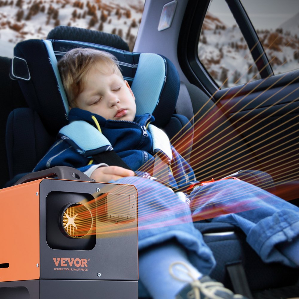 VEVOR dieselvarmer 5 kW 12 V – alt-i-én med Bluetooth – billede 8