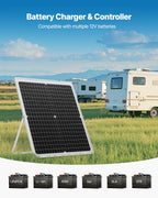 VEVOR 30 W solcelle-vedligeholdelseslader til 12 V batteri – MPPT – detaljebillede 5