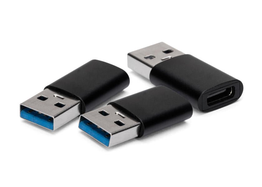 USB - A til USB - C - adapter / sæt med 3 stk. - SejlStrøm