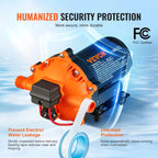 VEVOR 12V Vandpumpe 20,8 L/min – 4,8 Bar Membranpumpe med Trykafbryder til RV, Camping & Båd - SejlStrøm