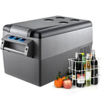 VEVOR 35L Bærbar Kompressor Køleboks 12V / 24V / 230V – Til Bil, Båd & Camping - SejlStrøm