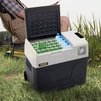 VEVOR 50L Bærbar Kompressor Køleboks 12V / 24V / 230V – Til Bil, Båd & Camping - SejlStrøm