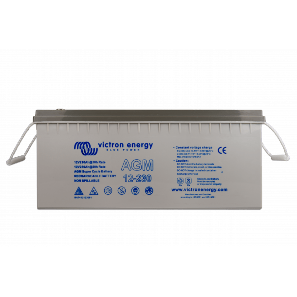 Victron 12V/230Ah AGM Super Cycle Battery (M8)