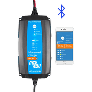 Victron Blue Smart IP65 Charger 24/8 + DC connector – 24 V, 8 A batterioplader med Bluetooth, IP65 - SejlStrøm