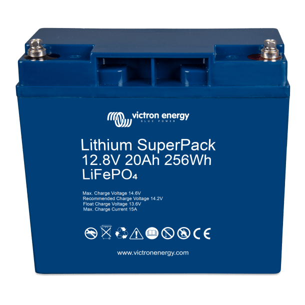 Victron Lithium SuperPack 12,8V/20Ah (M5) - SejlStrøm