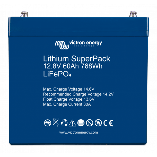 Victron Lithium SuperPack 12.8V/60Ah (M6)