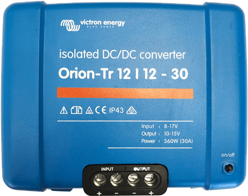 Victron Orion‑Tr 12/12 V DC‑DC Converter – 30 A (360 W, Isoleret) - SejlStrøm