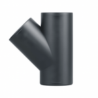 Y-stykke med Sideudgang – Varmluft Fordeling (Ø60 mm & Ø75 mm)